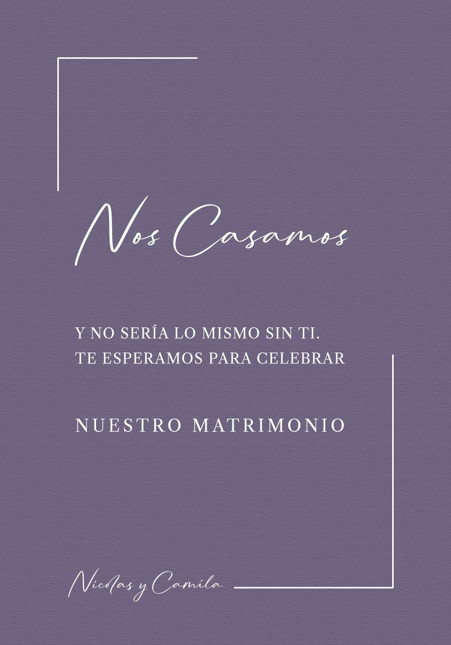 Tarjeta frontal